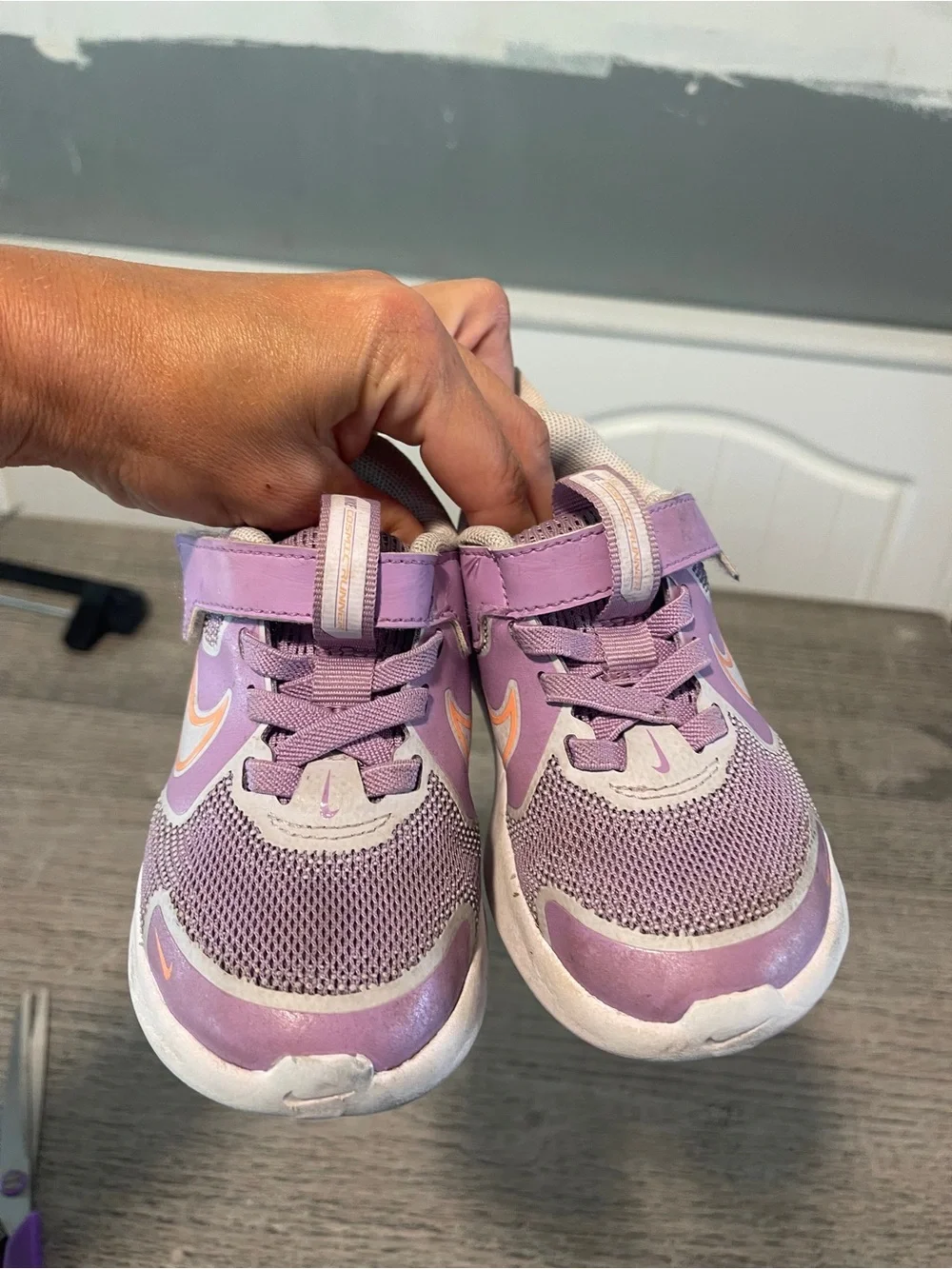 Nike Cosmic Runner TD Violet Star Toddler Infant Running Shoes Size 7C